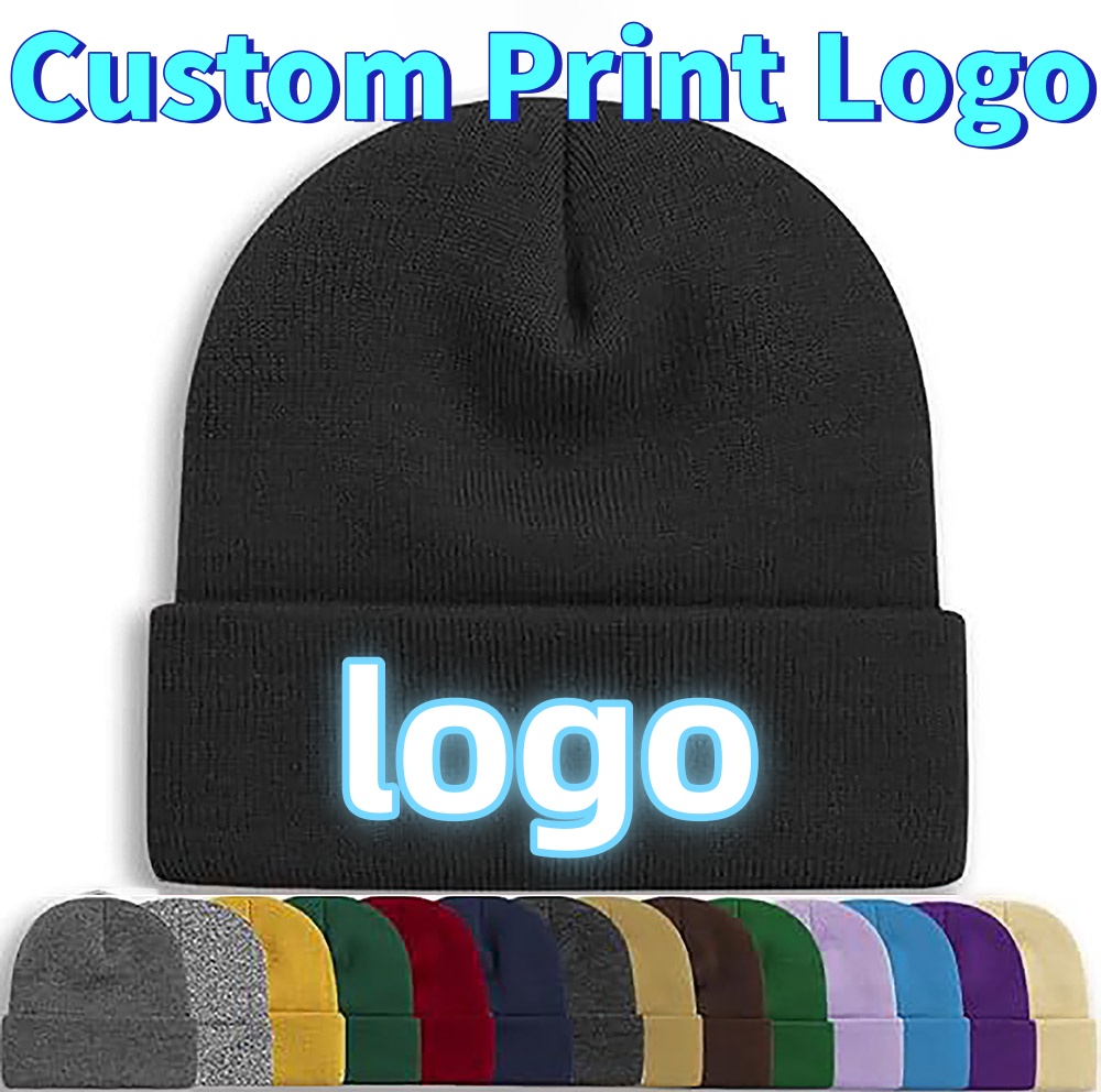 Men'S Accessories Designer - Topi Rajut Pria Wanita Warna Solid