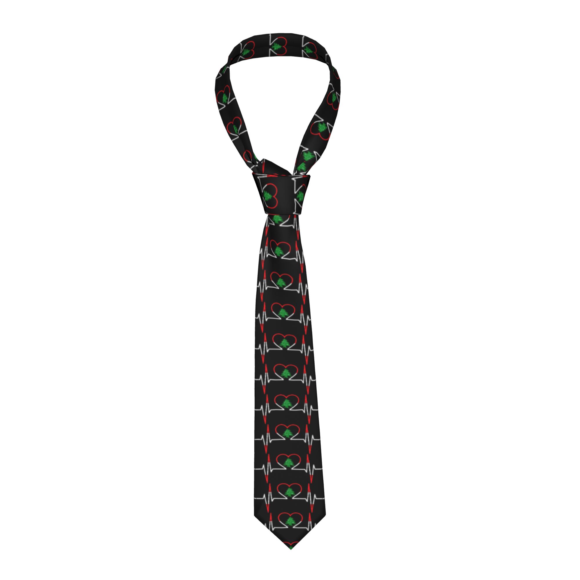 Men Accessories Lebanon - Dasi Leher Motif Detak Jantung ECG