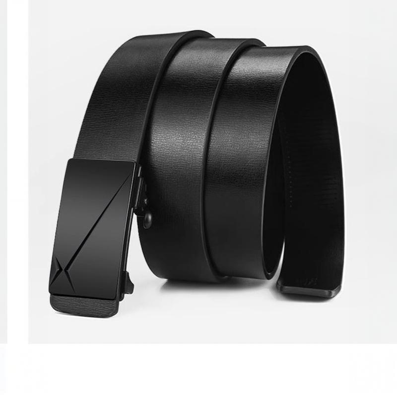 Men'S Minimalist Accessories - Sabuk Pria PU dengan Gesper Otomatis