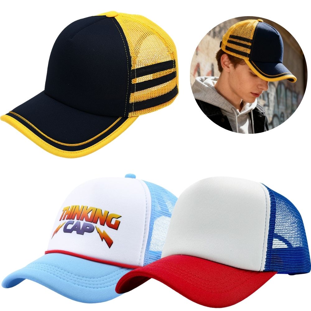 Men'S Accessories Designer - Topi Bisbol Dustin Henderson Cosplay TV