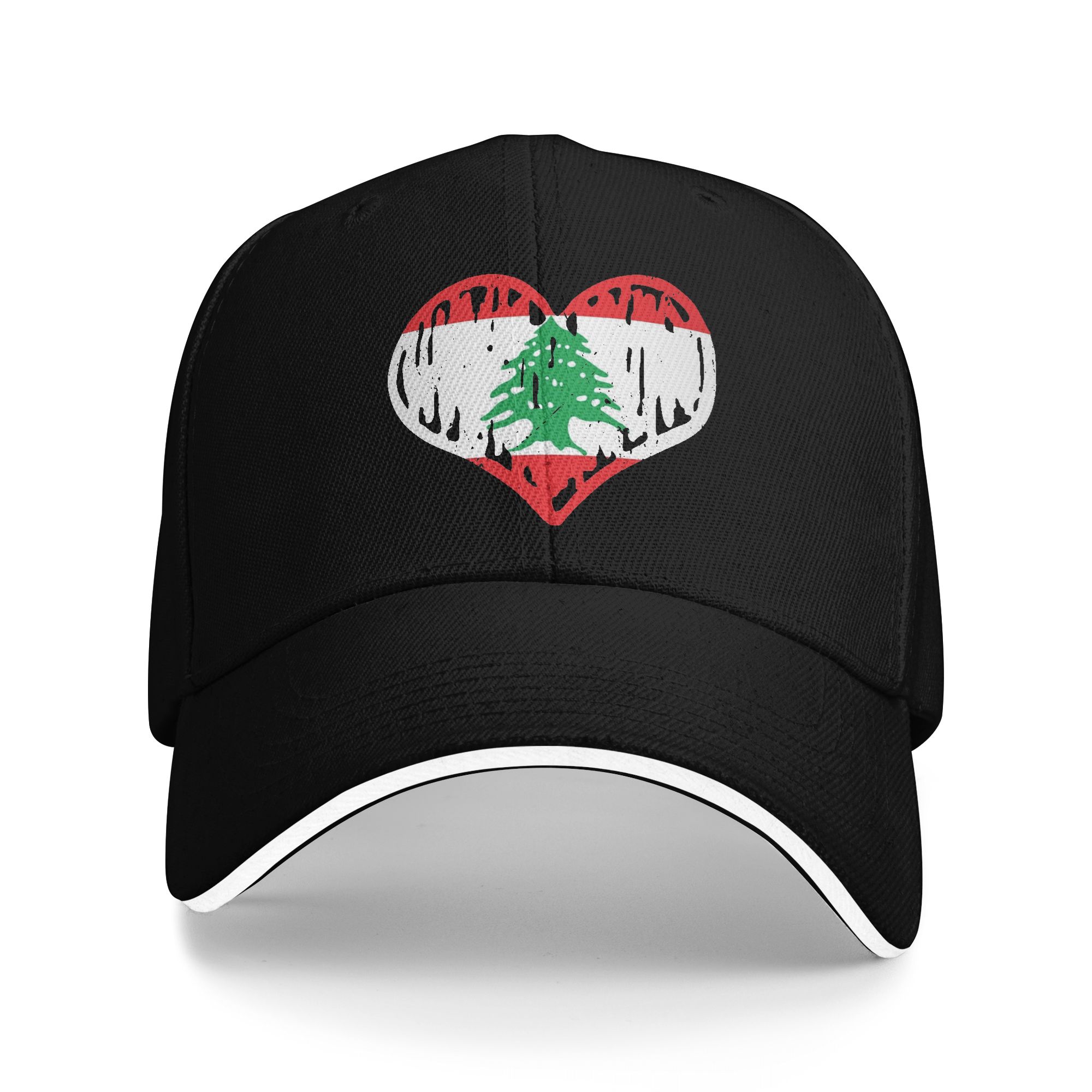 Men Accessories Lebanon - Aksesori Hati Bendera Lebanon Topi Bisbol