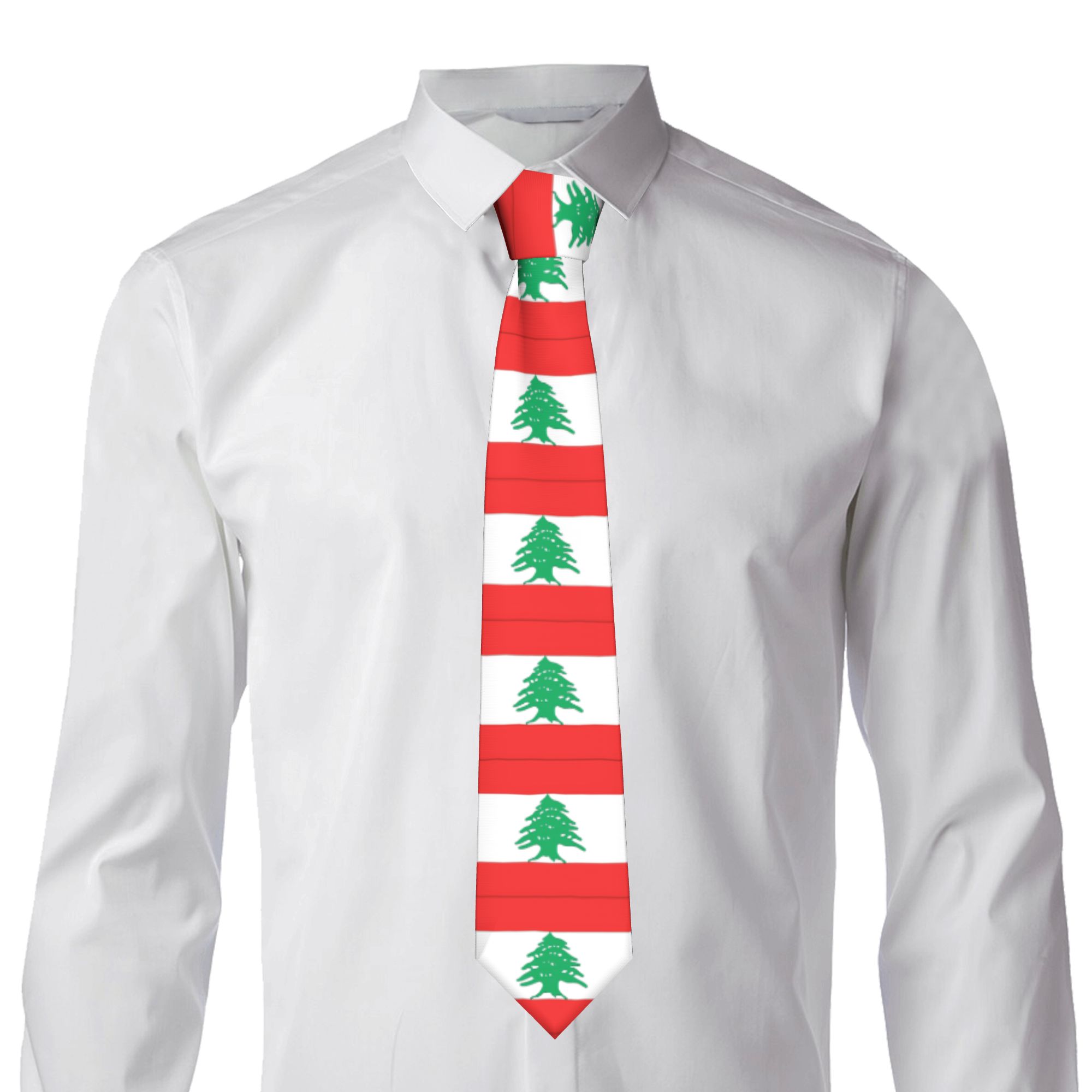 Dasi Bendera Lebanon Dasi Pern - Men Accessories Lebanon ulasan dan harga