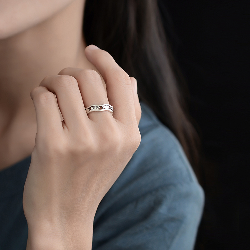 Cincin perak Sterling 925 untu - Men'S Minimalist Accessories ulasan dan harga