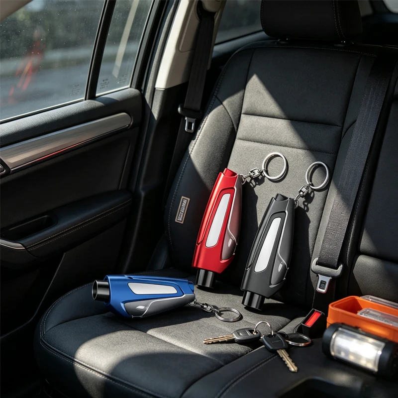 Palu darurat mobil multifungsi - Keychain Multi Tool ulasan dan harga