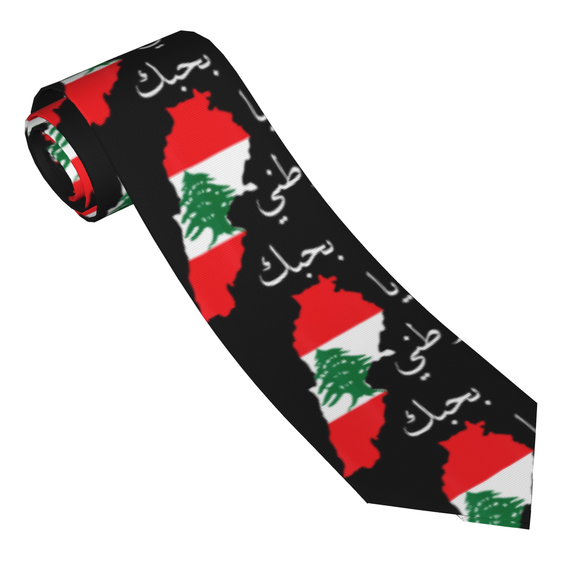 Dasi Peta Bendera Lebanon Beir - Men Accessories Lebanon ulasan dan harga