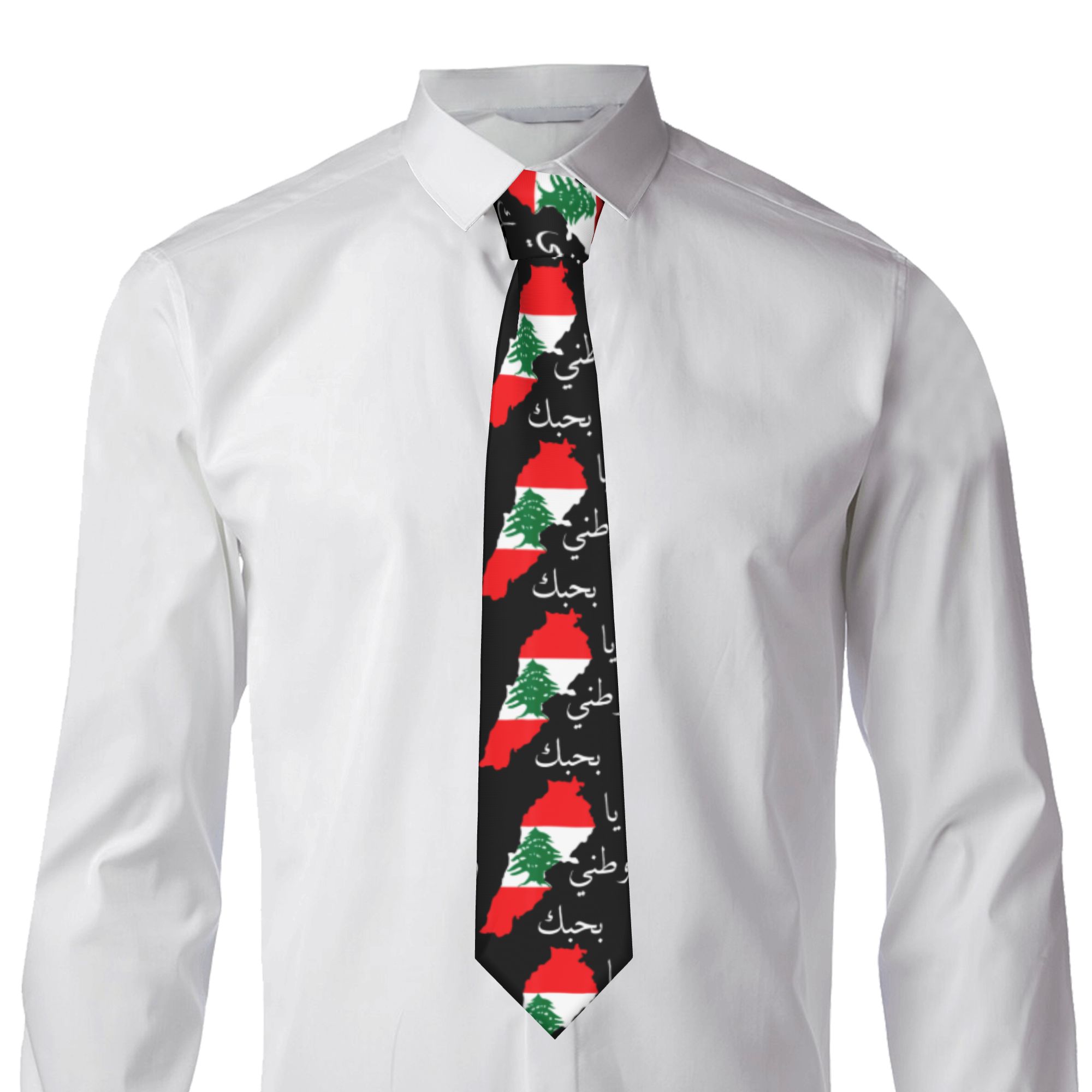 Dasi Peta Bendera Lebanon Beir - Men Accessories Lebanon ulasan dan harga
