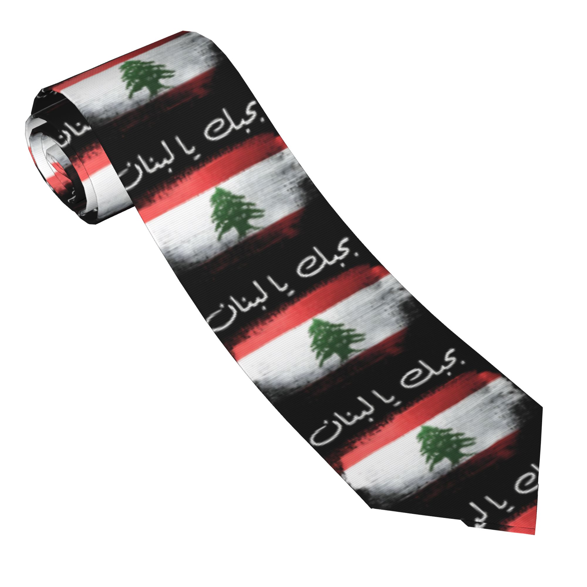 Dasi Bendera Lebanon Dasi Lehe - Men Accessories Lebanon ulasan dan harga