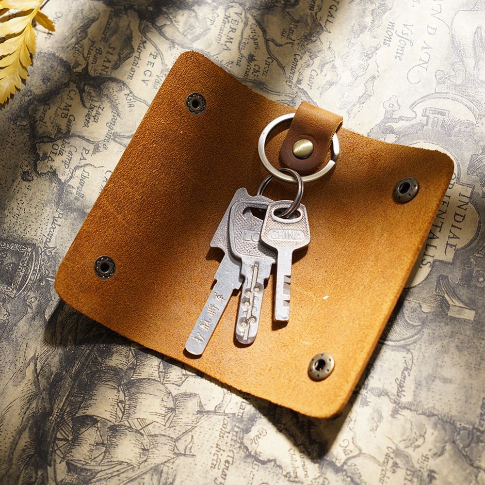 Tas kunci Mini kulit asli pria - Men'S Minimalist Accessories ulasan dan harga
