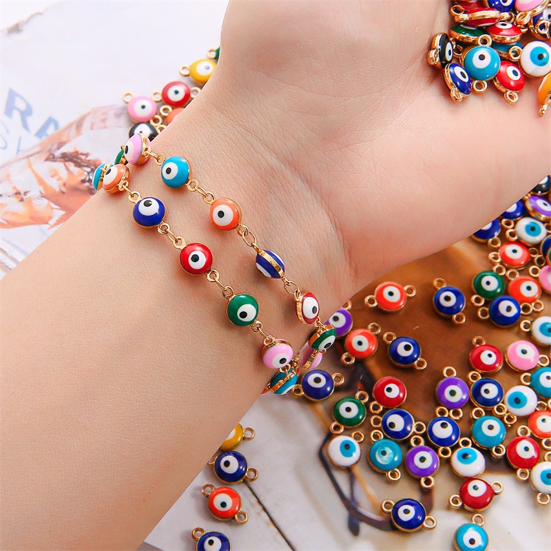 100pcs Liontin Mata Iblis Turk - Men Accessories Evil Eye ulasan dan harga