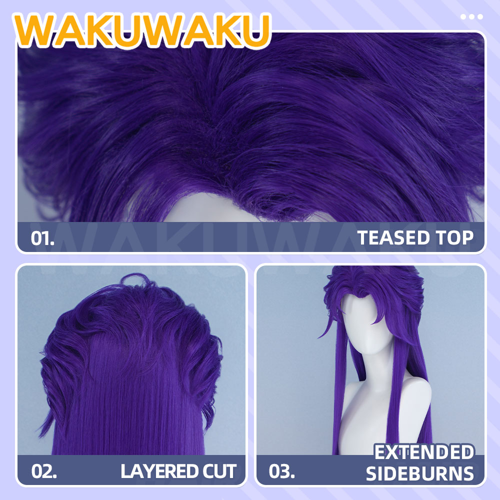 TERSEDIA Wig Cosplay Jester Ga - Men'S Accessories Designer ulasan dan harga