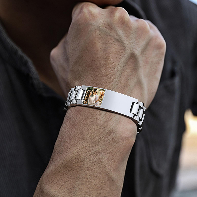 Gambar Kustom Teks Gelang Jam  - Men'S Accessories Watches ulasan dan harga
