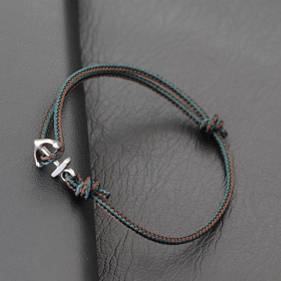 Gelang Tali Tipis Jangkar Mini - Men'S Minimalist Accessories ulasan dan harga