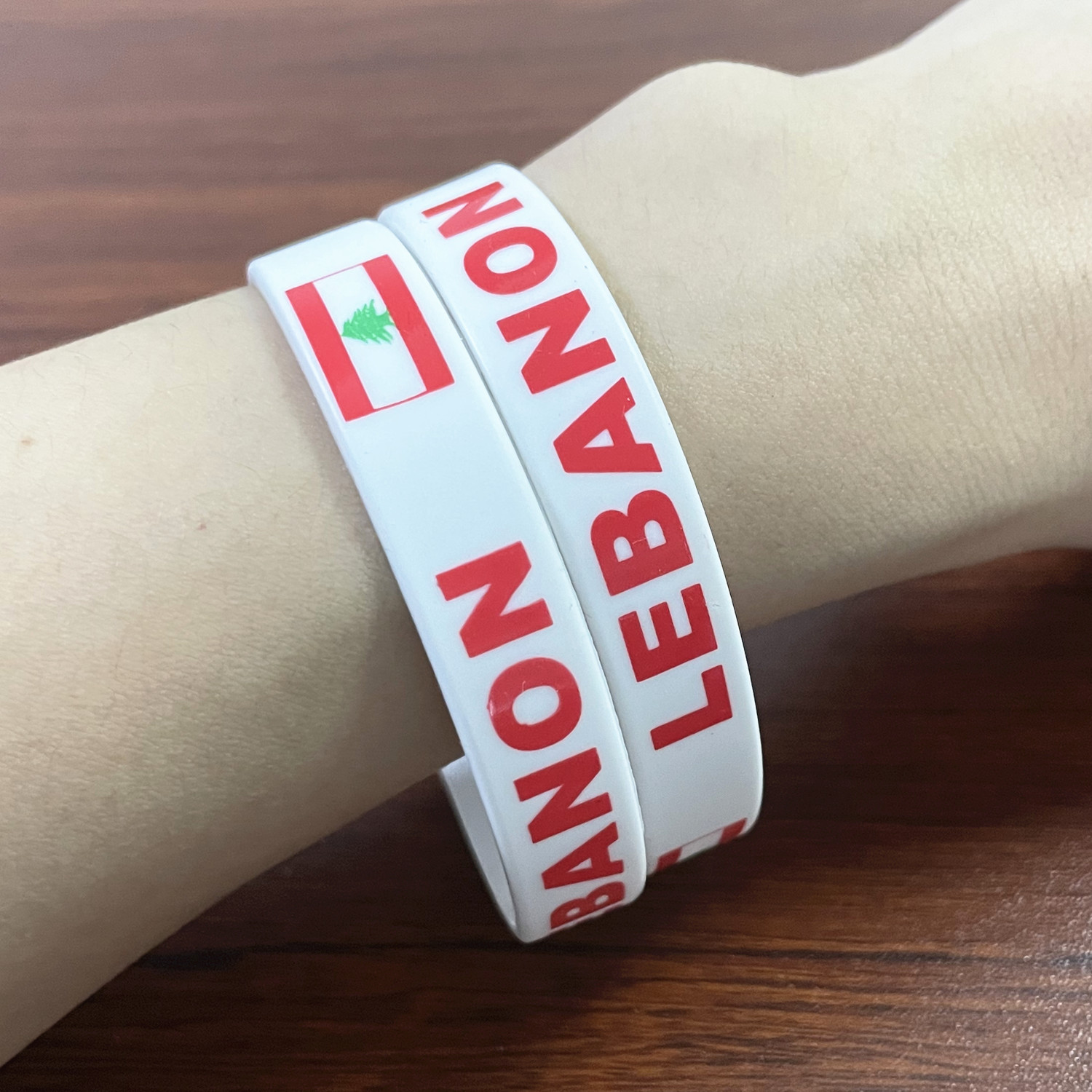 2 buah gelang silikon bendera  - Men Accessories Lebanon ulasan dan harga