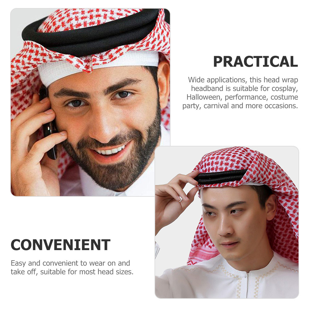 Syal Kepala Arab Dubai untuk P - Men Accessories In Dubai ulasan dan harga