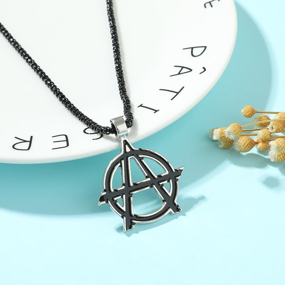Kalung Logo Huruf A Simbol Fil - Men Accessories Pendant ulasan dan harga