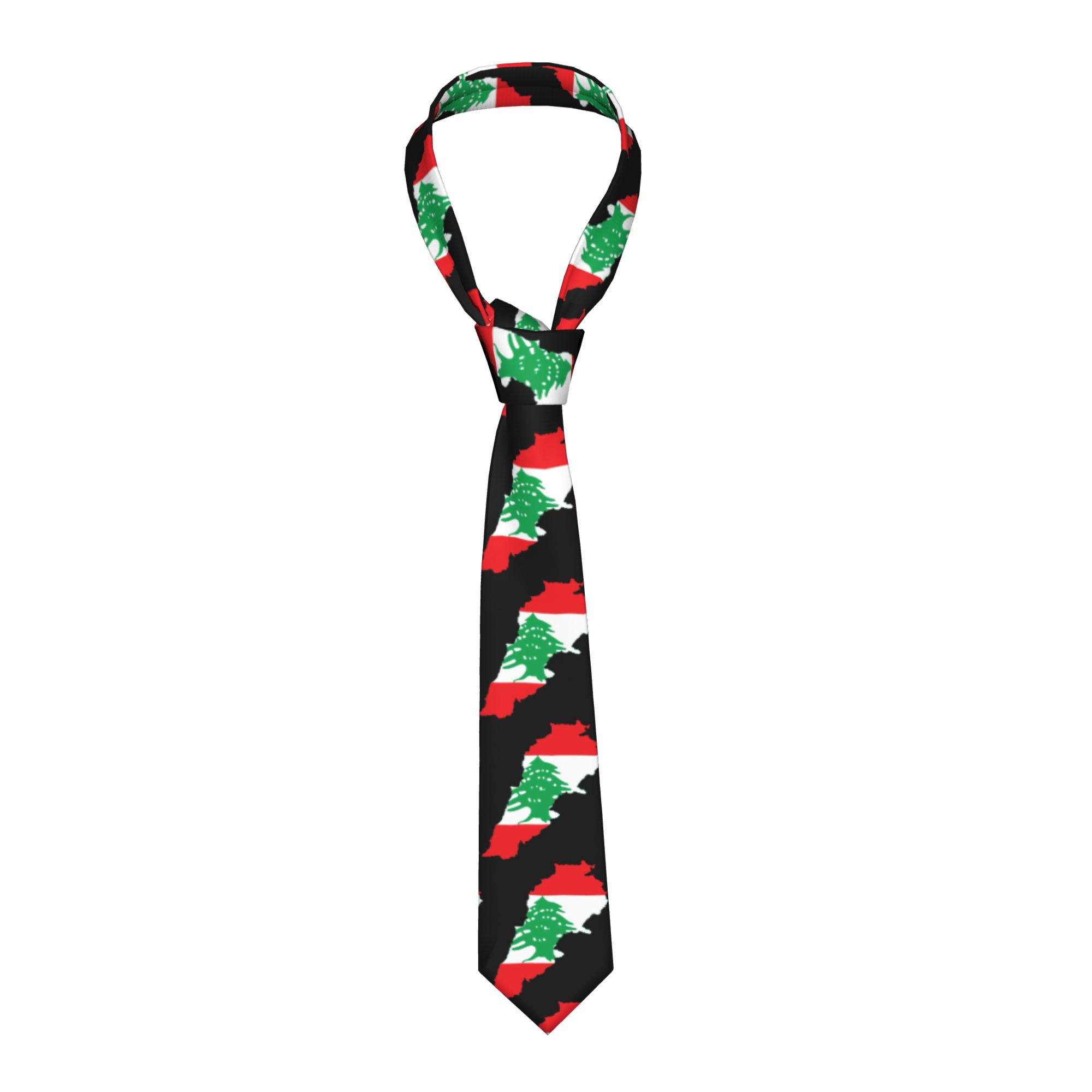 Dasi Peta Bendera Lebanon Dasi - Men Accessories Lebanon ulasan dan harga