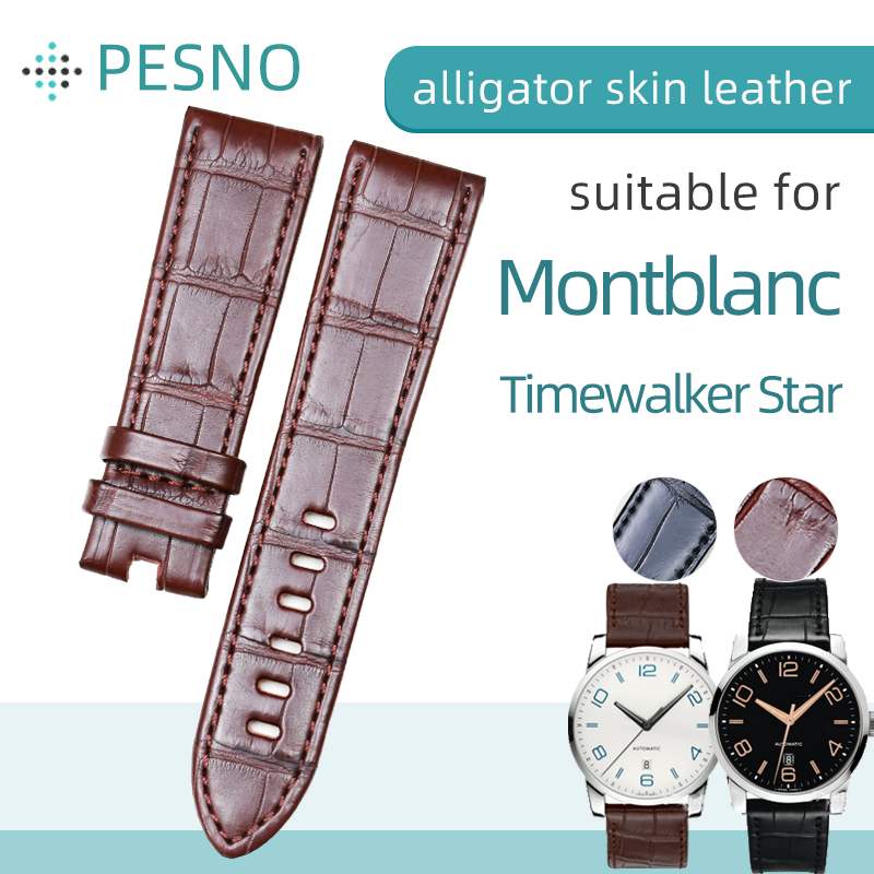 Pesno tali kulit buaya hitam c - Men'S Accessories Montblanc ulasan dan harga