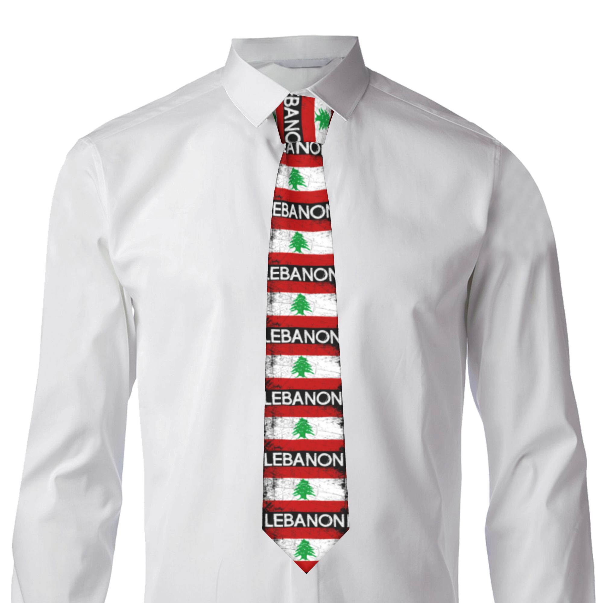 Dasi Bendera Lebanon Buatan Le - Men Accessories Lebanon ulasan dan harga