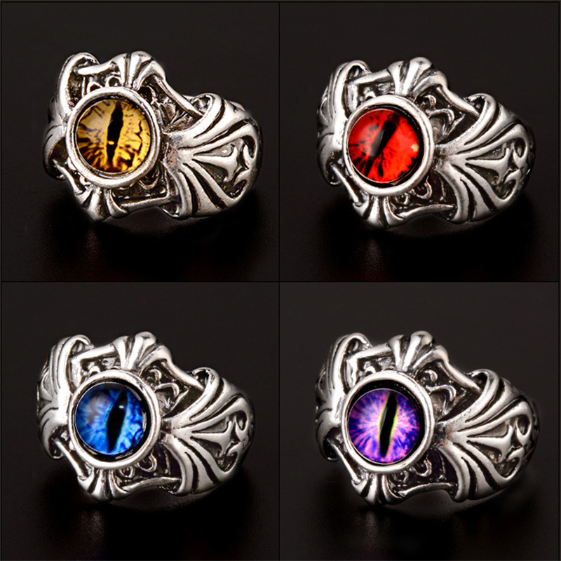 Cincin mata jahat Vines Retro  - Men Accessories Evil Eye ulasan dan harga