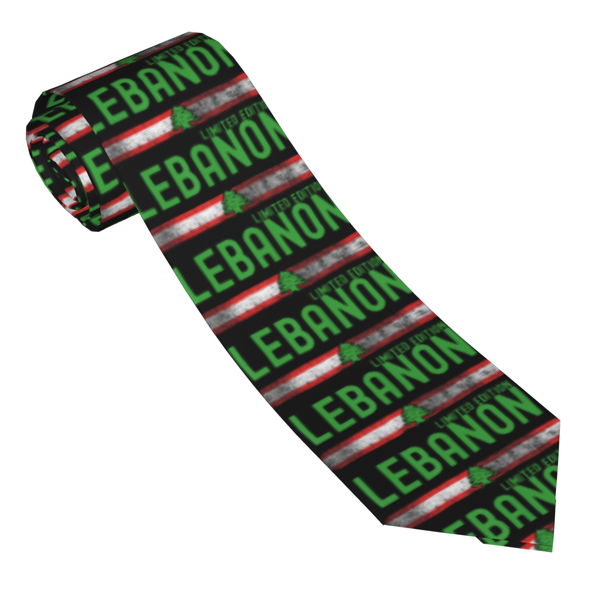Dasi Patriotik Bendera Lebanon - Men Accessories Lebanon ulasan dan harga