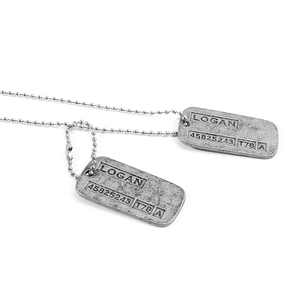 Kalung Kartu Militer X-Men Wol - Men Accessories Pendant ulasan dan harga