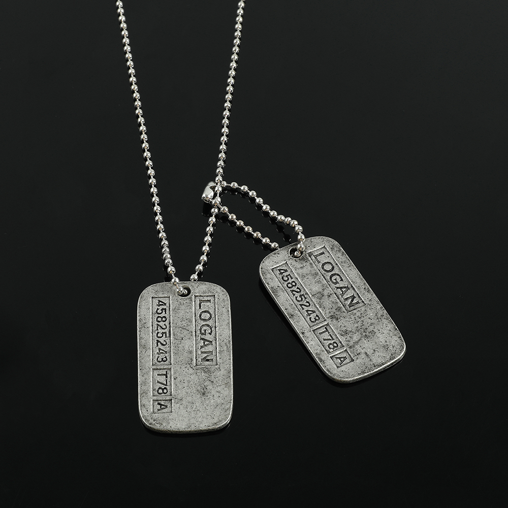 Kalung Kartu Militer X-Men Wol - Men Accessories Pendant ulasan dan harga