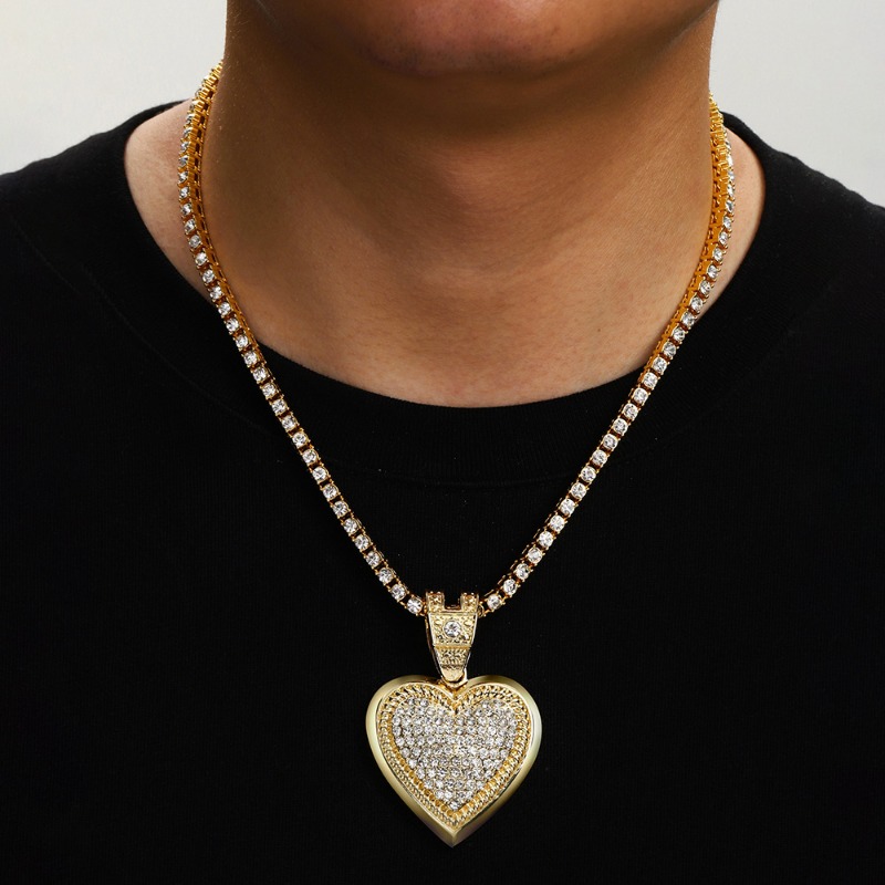 Kalung Liontin Hati Minimalis  - Men'S Accessories Instagram ulasan dan harga