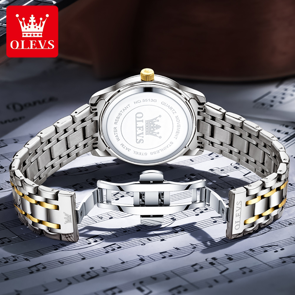 OLEVS Jam Tangan Pria Modis Be - Men'S Accessories Watches ulasan dan harga