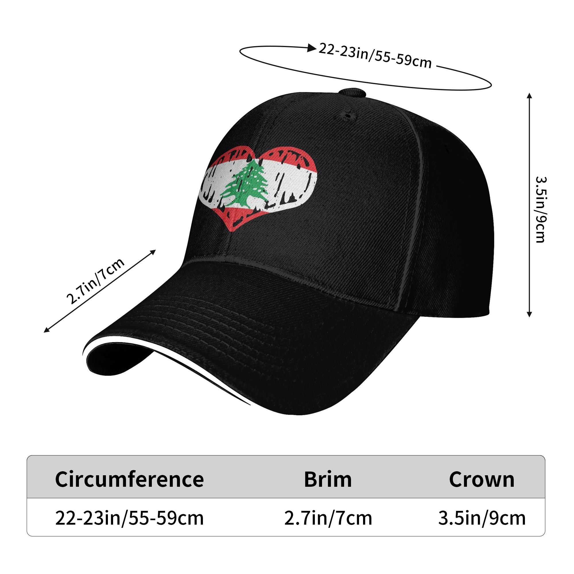 Aksesori Hati Bendera Lebanon  - Men Accessories Lebanon ulasan dan harga