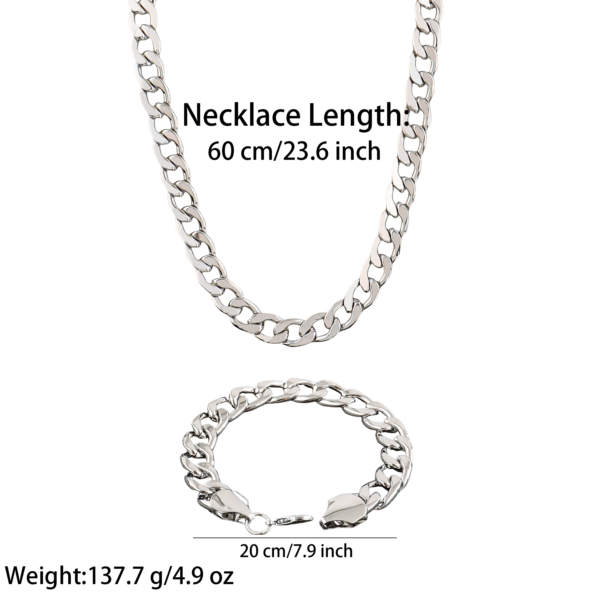 Dubai Cuban Gold Silver Snake  - Men Accessories In Dubai ulasan dan harga