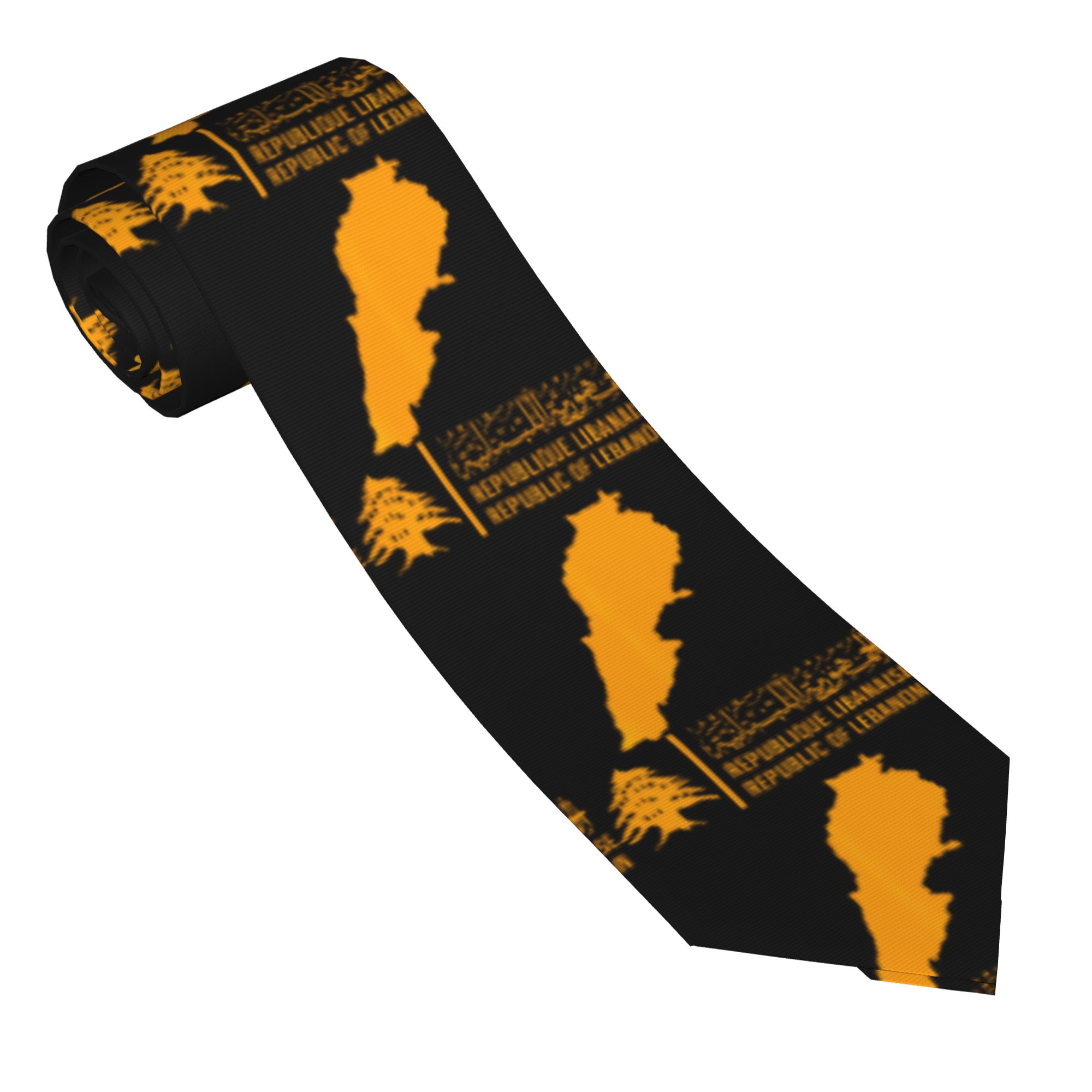 Dasi Kasual Pria Motif Bendera - Men Accessories Lebanon ulasan dan harga