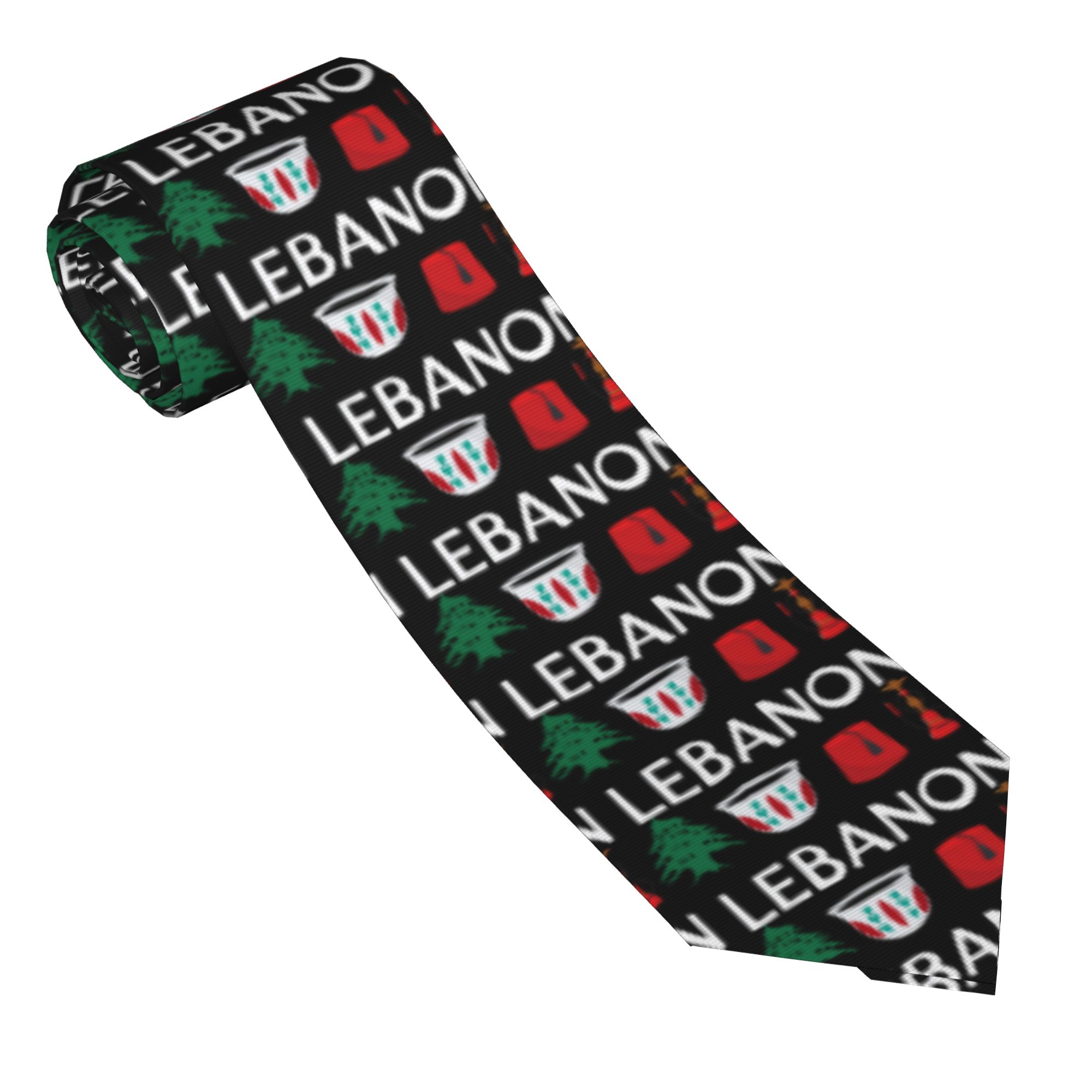 Dasi Pria Bendera Lebanon Dasi - Men Accessories Lebanon ulasan dan harga
