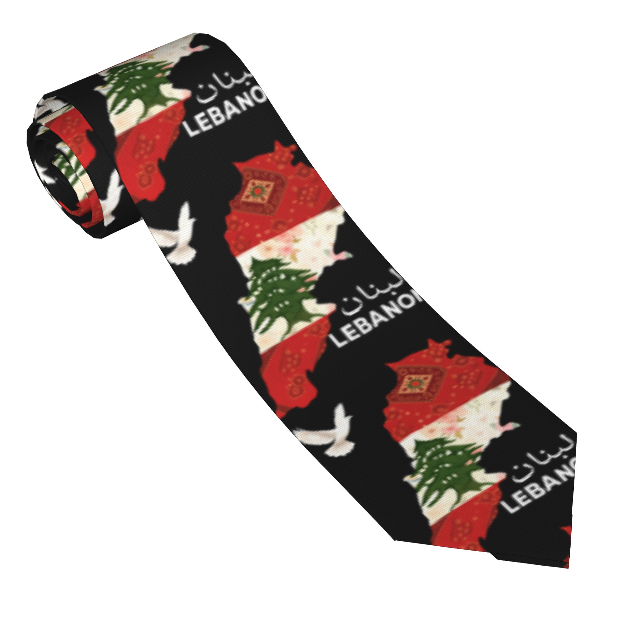 Dasi Pria Motif Bendera Lebano - Men Accessories Lebanon ulasan dan harga