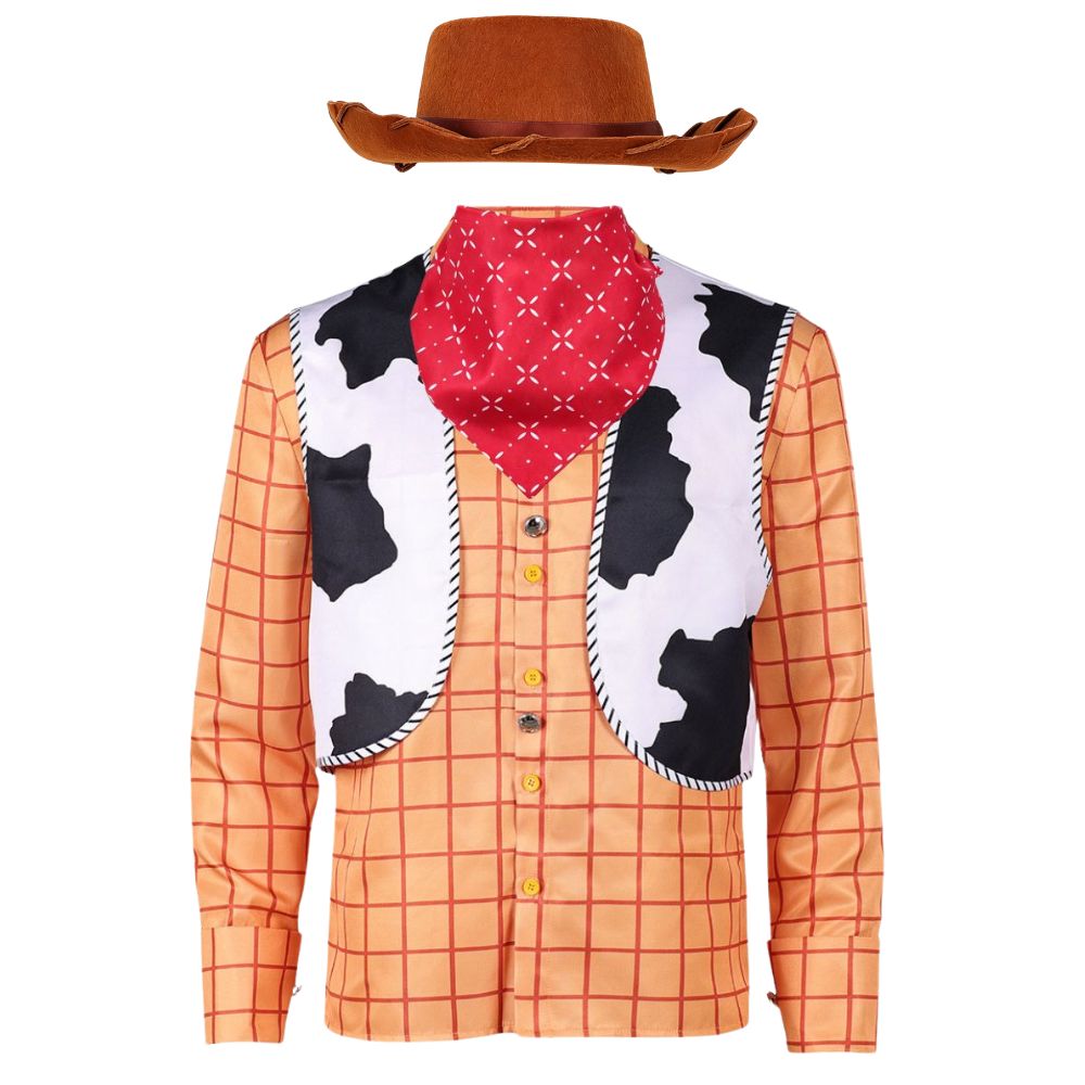 Kostum Cosplay Woody Kemeja Le - Men'S Accessories Designer ulasan dan harga