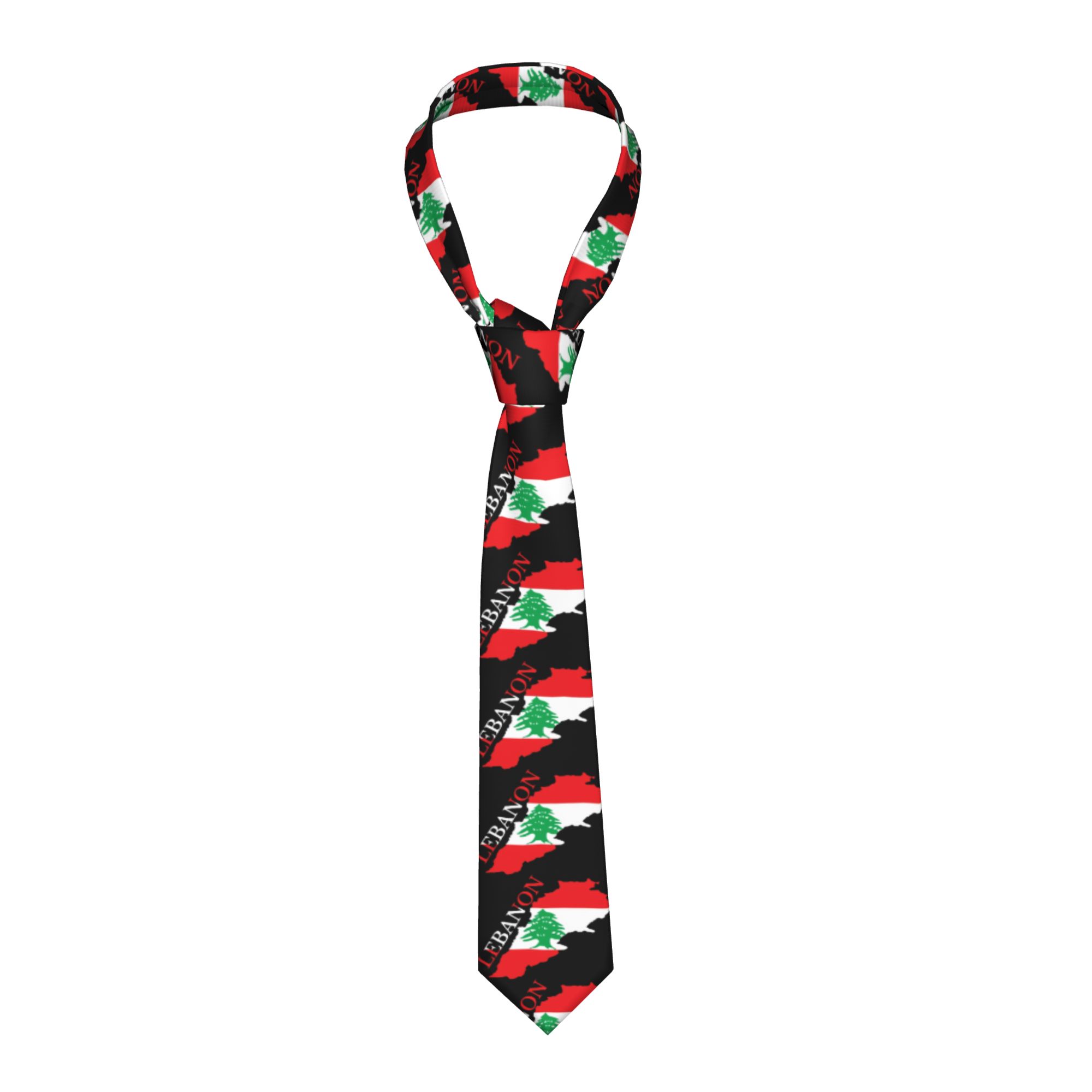 Dasi Peta Bendera Lebanon Dasi - Men Accessories Lebanon ulasan dan harga