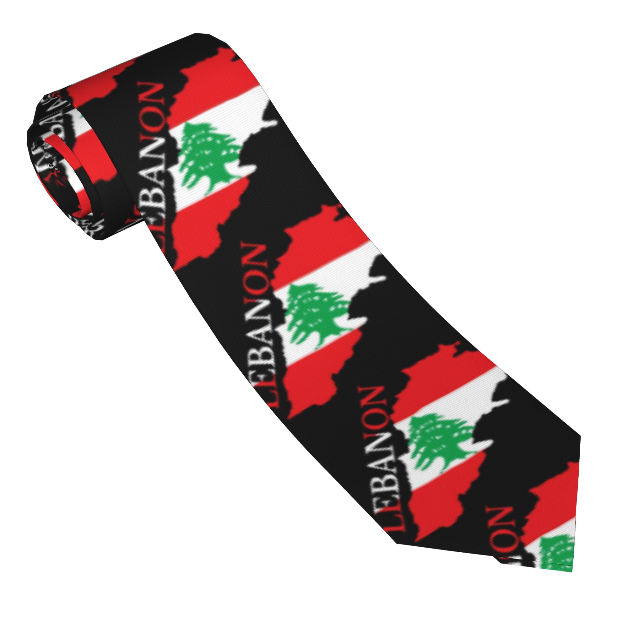 Dasi Peta Bendera Lebanon Dasi - Men Accessories Lebanon ulasan dan harga